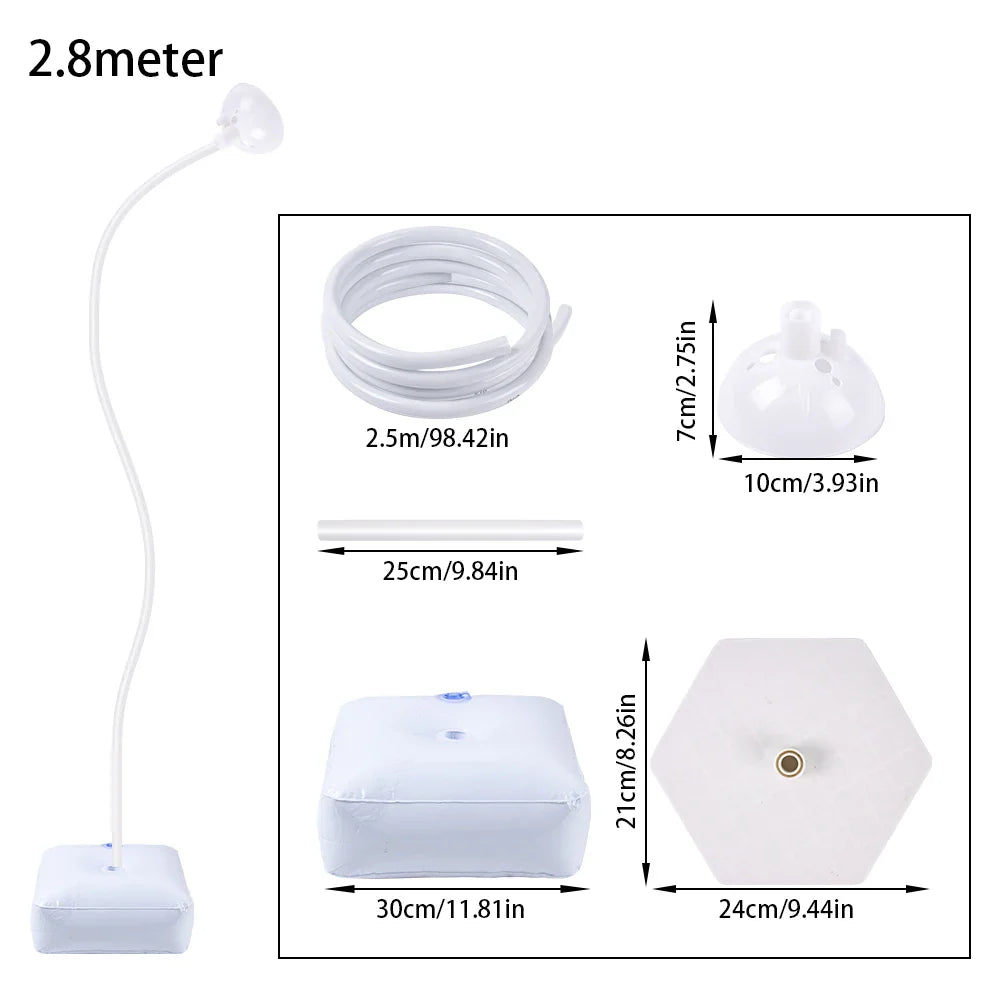 Adjustable Balloon Arch Frame Kit Plastic Balloons Stand Column Birthday Wedding Party Baby Shower Decor Ballon Holder with Base