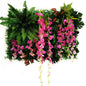 Wedding Party Decoration Artificial Flowers Wisteria Rose Decor Background Wall Hanging  Panel