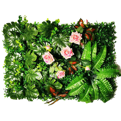 Wedding Party Decoration Artificial Flowers Wisteria Rose Decor Background Wall Hanging  Panel