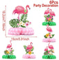 Hawaiian Party Decorations Artificial Flower Garland Summer Tropical Aloha Hawaii Party Supplies Wedding Birthday Flamingo Decor