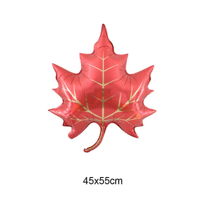 Thanksgiving Theme Party Decorations Maple Leaf Nut Squirrel Balloons Jungle Animals Party Decor Supplies Kids Gifts