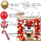 Christmas Decorations Christmas Balloon Garland Arch Kit Candy Cane Star Foil Baloon Birthday Party Christmas Tree New Year Gift
