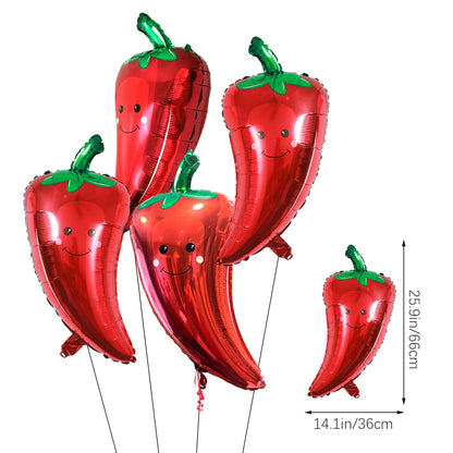 2025 Fiesta Party Decoration Balloons Mexican Fiesta Party Decorations Taco Luau Decorations Birthday Party Supplies Home Decor