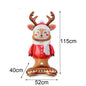 Christmas Party Decorations 4D Standing Reindeer Snowman Santa Claus Christmas Streetlights Bear Dog Balloons Cartoon Balloons