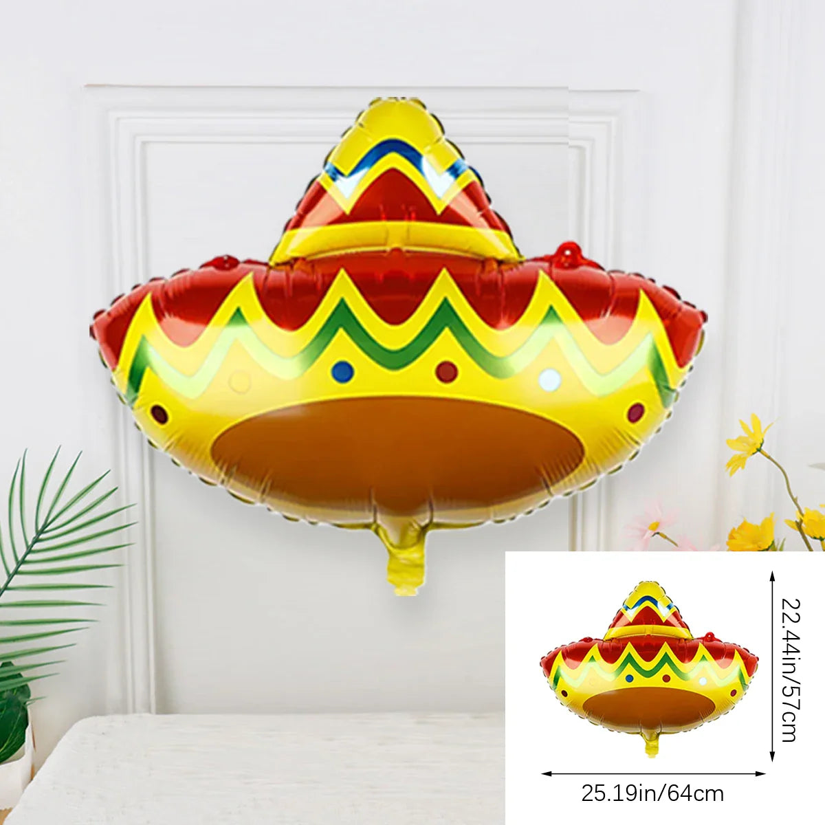2025 Fiesta Party Decoration Balloons Mexican Fiesta Party Decorations Taco Luau Decorations Birthday Party Supplies Home Decor