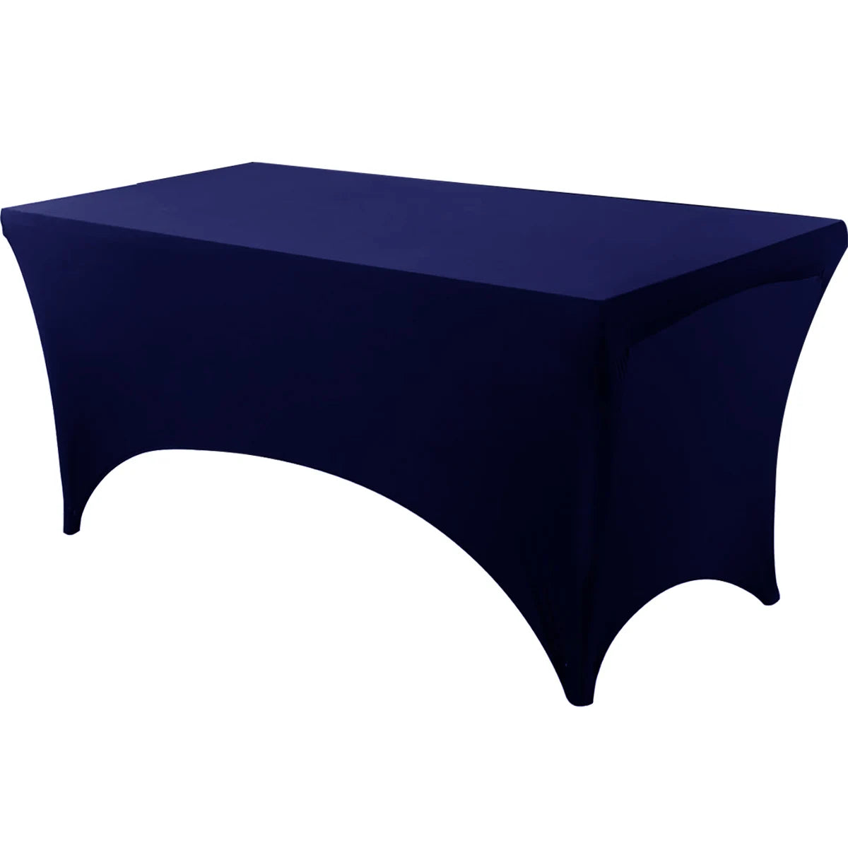 Spandex Tablecloth Tight Fitted Washable and Wrinkle Resistant Stretch Rectangular Patio Table Cover for Event Wedding Parties