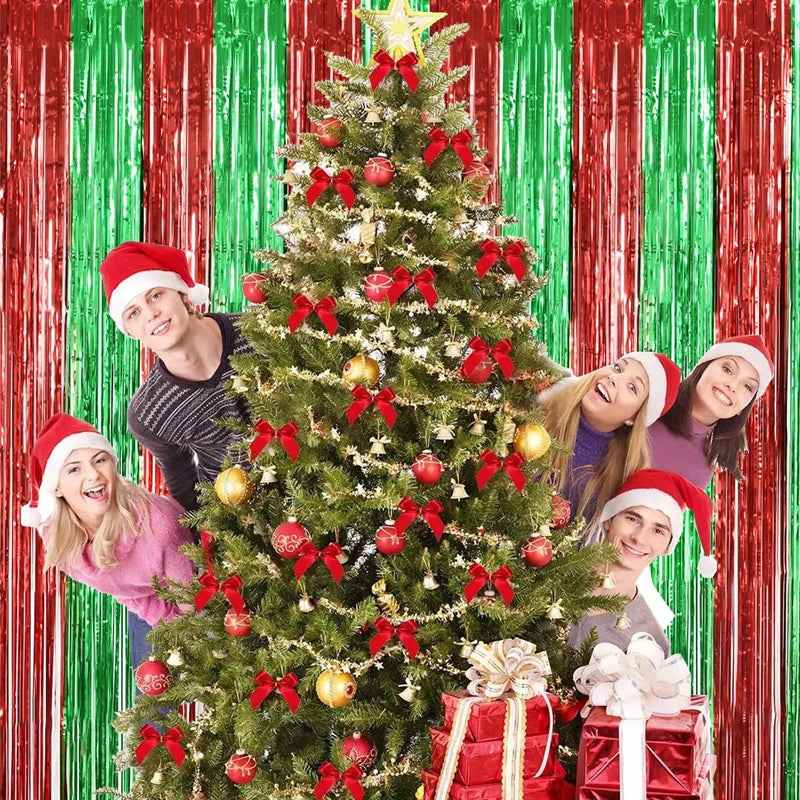 3/2/1Pack Party Background Wedding Decoration Foil Fringe Curtain Sequin Bachelorette Photo Backdrop Wall Curtain Birthday Gifts