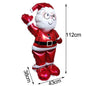 Christmas Party Decorations Christmas Party Supplies Santa Claus Snowman Christmas Tree Balloons for Festive Holiday Decors