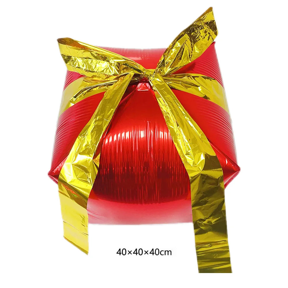 Christmas Party Decorations 4D Standing Reindeer Snowman Santa Claus Christmas Streetlights Bear Dog Balloons Cartoon Balloons