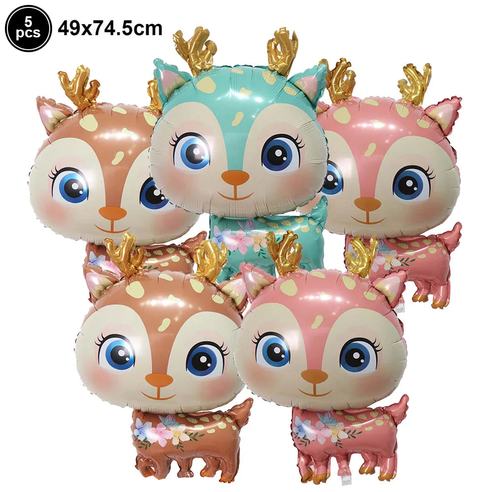 Christmas Party Decorations Christmas Party Supplies Santa Claus Snowman Christmas Tree Balloons for Festive Holiday Decors