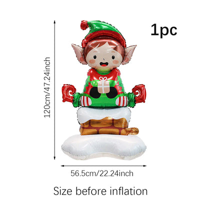 Merry Christmas decoration balloons, Christmas, birthday party decorations, Christmas Eve and New Year theme decorations