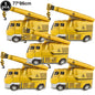 Construction Truck Balloons Excavator Cement Truck Forklift Crane Foil Balloon Kid Boys Birthday Party Construction Theme Decors