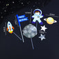 Disposable Starry Sky Theme Tablecloth Adult Children Birthday Party Decoration Starry River Star Outer Space Party Table Cloth