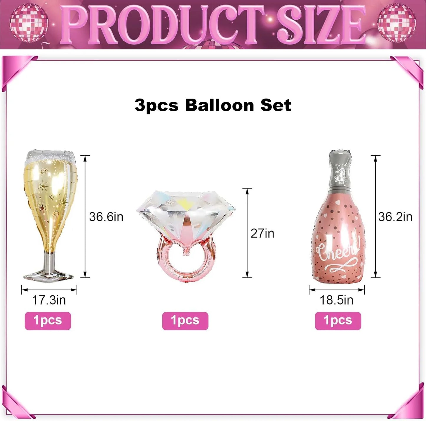 Bride Theme Balloons Banner Party Home Decorations for Bachelorette Engagement Wedding Bridal Shower Decor Event Party Supplies