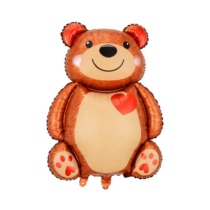 Large Bear Balloon Birthday Wedding Party Decoration Background Huge Bear Aluminum Film Decoration Balloons