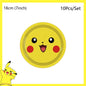 Pokemon Birthday Party Decoration Pikachu Balloons Disposable Tableware Cup Napkin Plate Tablecloth Baby Shower Cake Topper Flag