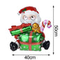 Christmas Party Decorations Christmas Party Supplies Santa Claus Snowman Christmas Tree Balloons for Festive Holiday Decors