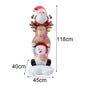 Christmas Party Decorations 4D Standing Reindeer Snowman Santa Claus Christmas Streetlights Bear Dog Balloons Cartoon Balloons