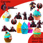 DEADPOOL Birthday Party Decorations Disposable Tableware Cake Topper Flag Kids Anniversaire Party Baby Shower Cake Kids Favors