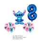 Kids First 6th Birthday Party Decorations Stitch Balloons Set Cute Globos Baby Shower Supplies Children Gifts Ballons