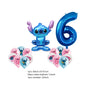 Kids First 6th Birthday Party Decorations Stitch Balloons Set Cute Globos Baby Shower Supplies Children Gifts Ballons