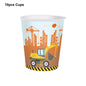 Construction Truck Balloons Excavator Cement Truck Forklift Crane Foil Balloon Kid Boys Birthday Party Construction Theme Decors