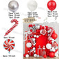 Christmas Decorations Christmas Balloon Garland Arch Kit Candy Cane Star Foil Baloon Birthday Party Christmas Tree New Year Gift