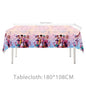 Demon Hunters Tablecloth Birthday Party Decoration KPop Anime Disposable Table Cover Baby Shower Kids Toy Gift Party Supplies
