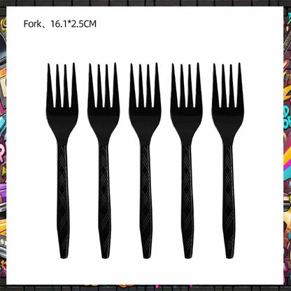 90’S Disco Party Decorations Back To 90s Backdrop Women Men Friend Birthday Music Party Disposable Tableware Balloon CakeTopper