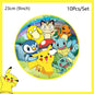 Pokemon Birthday Party Decoration Pikachu Balloons Disposable Tableware Cup Napkin Plate Tablecloth Baby Shower Cake Topper Flag