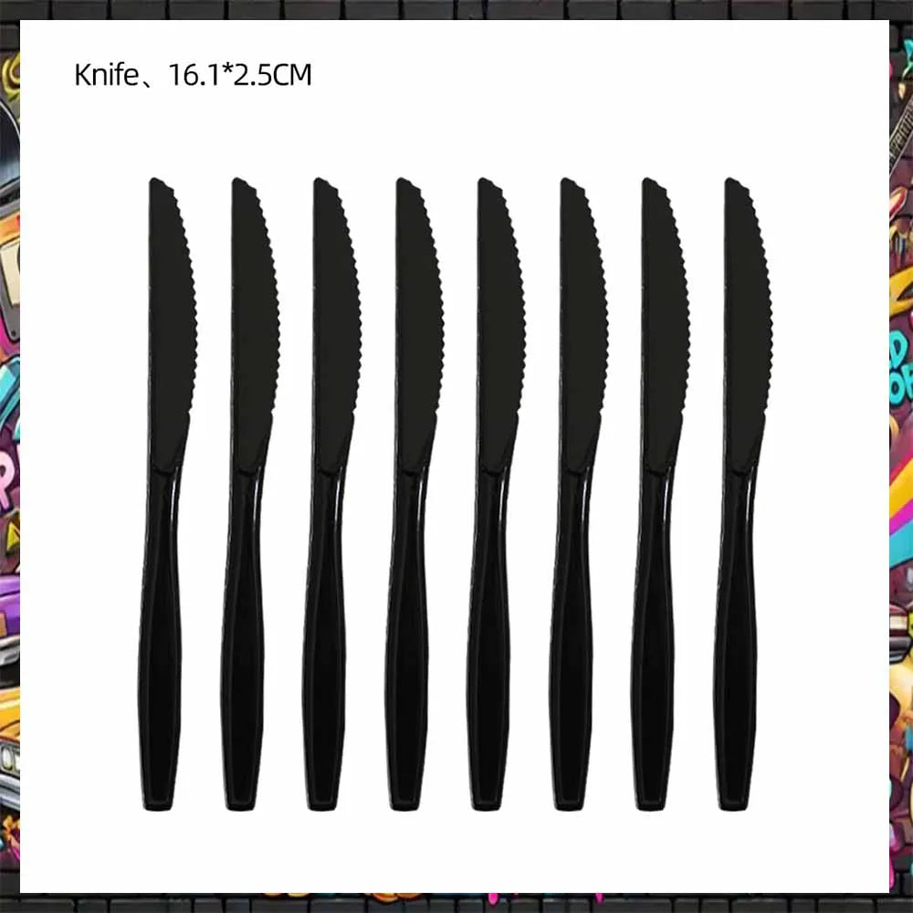 90’S Disco Party Decorations Back To 90s Backdrop Women Men Friend Birthday Music Party Disposable Tableware Balloon CakeTopper