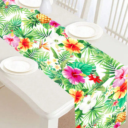 Hawaiian Party Decorations Artificial Flower Garland Summer Tropical Aloha Hawaii Party Supplies Wedding Birthday Flamingo Decor