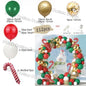 Christmas Decorations Christmas Balloon Garland Arch Kit Candy Cane Star Foil Baloon Birthday Party Christmas Tree New Year Gift