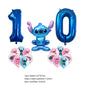 Kids First 6th Birthday Party Decorations Stitch Balloons Set Cute Globos Baby Shower Supplies Children Gifts Ballons