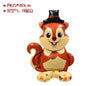 Thanksgiving Theme Party Decorations Maple Leaf Nut Squirrel Balloons Jungle Animals Party Decor Supplies Kids Gifts
