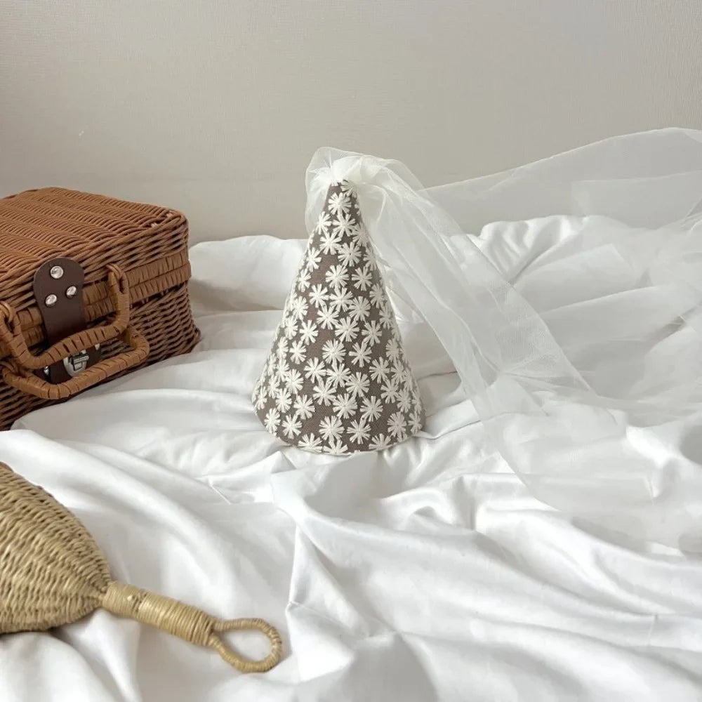 Fashion Party Decoration Birthday Hat Little Daisy Pointy Party Hat Photography Props Hair Accessories Baby's Birthday