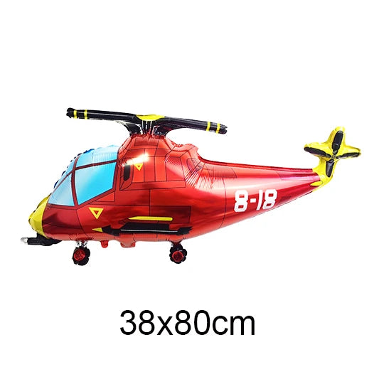 Construction Truck Balloons Excavator Cement Truck Forklift Crane Foil Balloon Kid Boys Birthday Party Construction Theme Decors