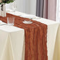 10Pcs Cheesecloth Table Runner Boho Gauze Table Runner 40x270cm Romantic Table Runner for Wedding Bridal Shower Birthday Party