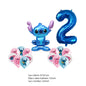 Kids First 6th Birthday Party Decorations Stitch Balloons Set Cute Globos Baby Shower Supplies Children Gifts Ballons