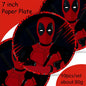 DEADPOOL Birthday Party Decorations Disposable Tableware Cake Topper Flag Kids Anniversaire Party Baby Shower Cake Kids Favors