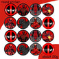 DEADPOOL Birthday Party Decorations Disposable Tableware Cake Topper Flag Kids Anniversaire Party Baby Shower Cake Kids Favors