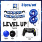 31pcs video game birthday party decorations set for ages 1-18 video game player themed birthday party decorations