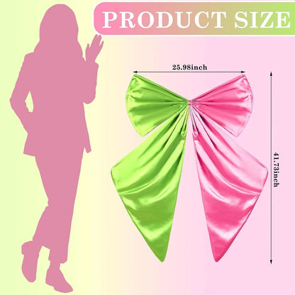 Party Decoration 26 X 41 Giant Bow Decor  With Green Party Photo Booth Halloween Decorations декор для комнаты	Home Decor