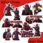 DEADPOOL Birthday Party Decorations Disposable Tableware Cake Topper Flag Kids Anniversaire Party Baby Shower Cake Kids Favors