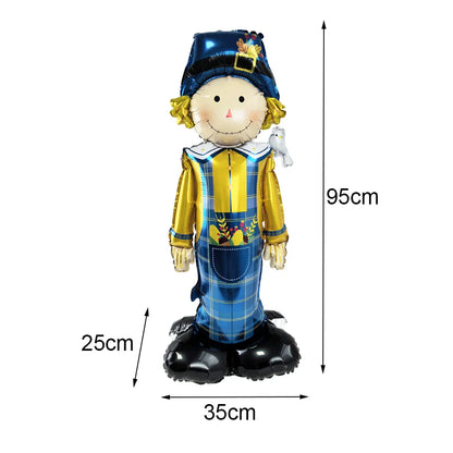 Thanksgiving Theme Party Decorations Maple Leaf Nut Squirrel Balloons Jungle Animals Party Decor Supplies Kids Gifts