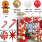 Christmas Decorations Christmas Balloon Garland Arch Kit Candy Cane Star Foil Baloon Birthday Party Christmas Tree New Year Gift