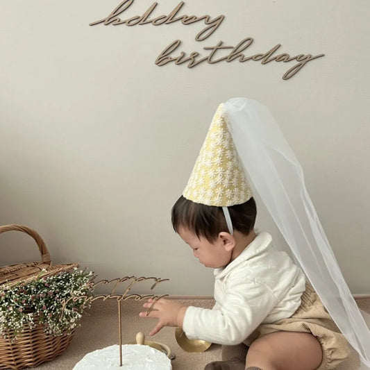 Fashion Party Decoration Birthday Hat Little Daisy Pointy Party Hat Photography Props Hair Accessories Baby's Birthday