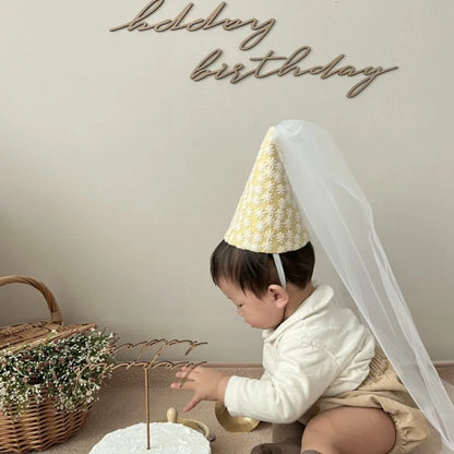 Fashion Party Decoration Birthday Hat Little Daisy Pointy Party Hat Photography Props Hair Accessories Baby's Birthday
