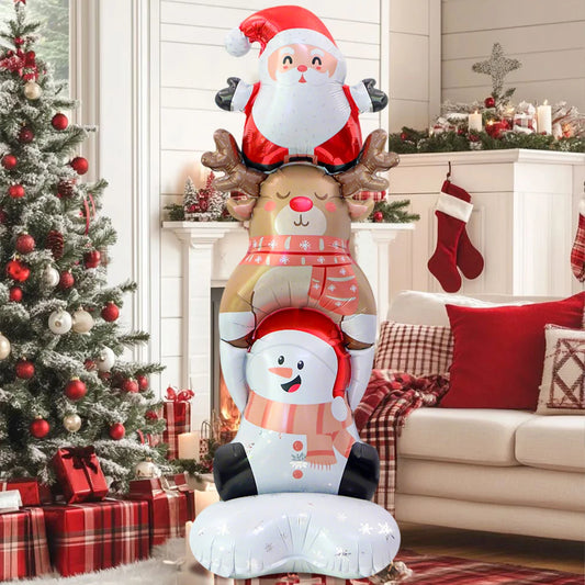 1pc Standing Christmas Stacker, Merry Christmas, Themed Party Decorations, Holiday Party Decorations