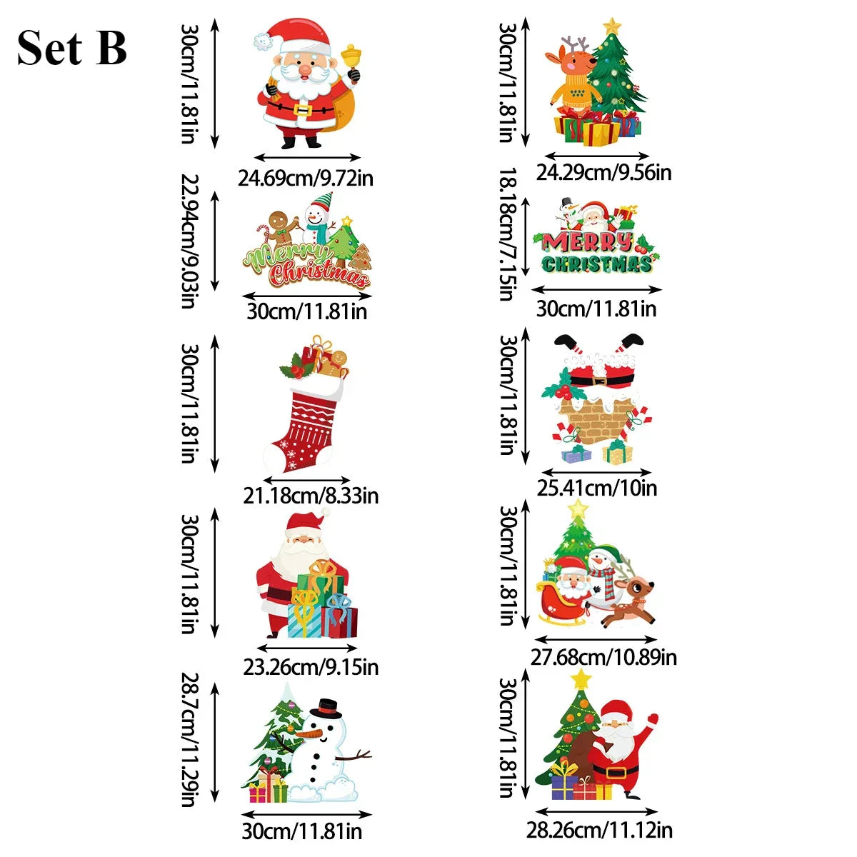 Christmas Decorations Party Door Decorations Santa Claus Door Decorations Banners Pendants Party Supplies